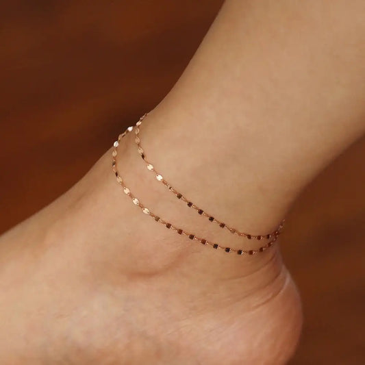Minimalistic Anklets